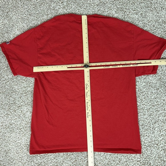 Nebraska Cornhuskers Shirt Mens XL Red NCAA Football Tee Champion College Sports - Picture 6 of 8